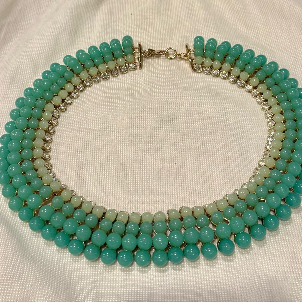 Banana Republic AQUA OMBRE Beaded Necklace